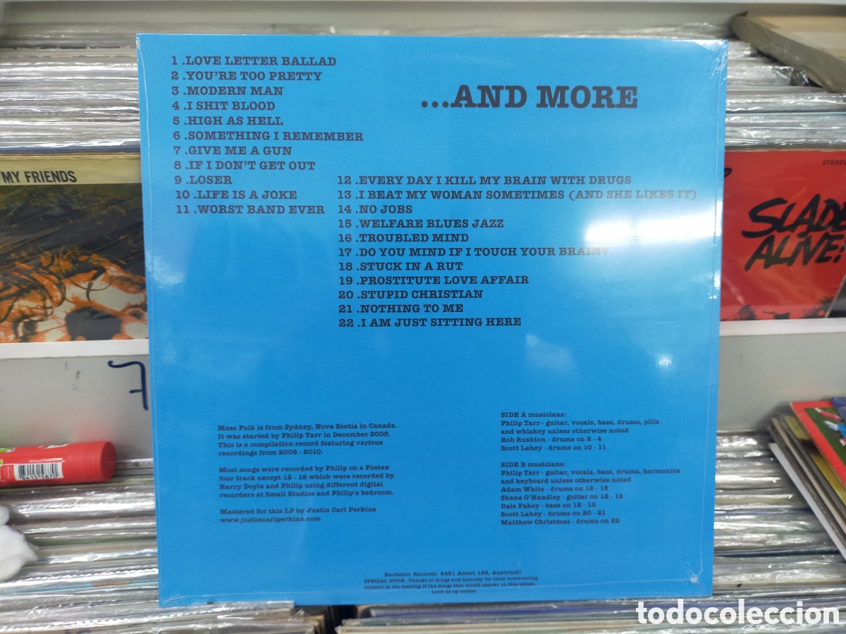 Discos de vinilo: Mess folk lp this is mess folk precintado - Foto 2