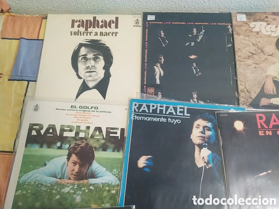 Discos de vinilo: Lote discograf&iacute;a vinilos Raphael - Foto 2