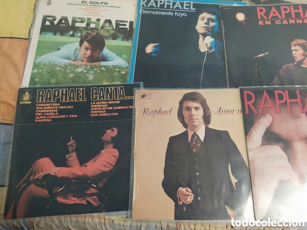 Discos de vinilo: Lote discograf&iacute;a vinilos Raphael - Foto 4