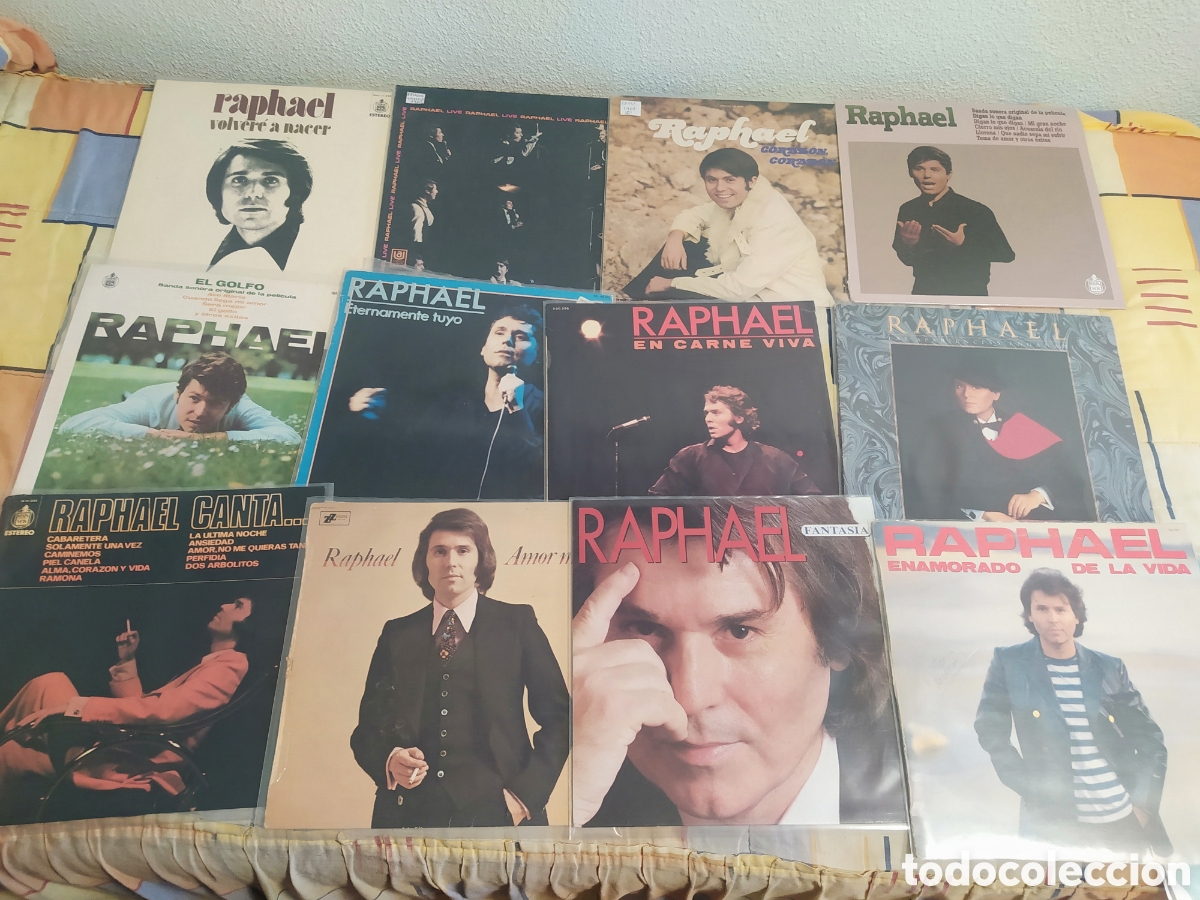 Discos de vinilo: Lote discograf&iacute;a vinilos Raphael - Foto 1