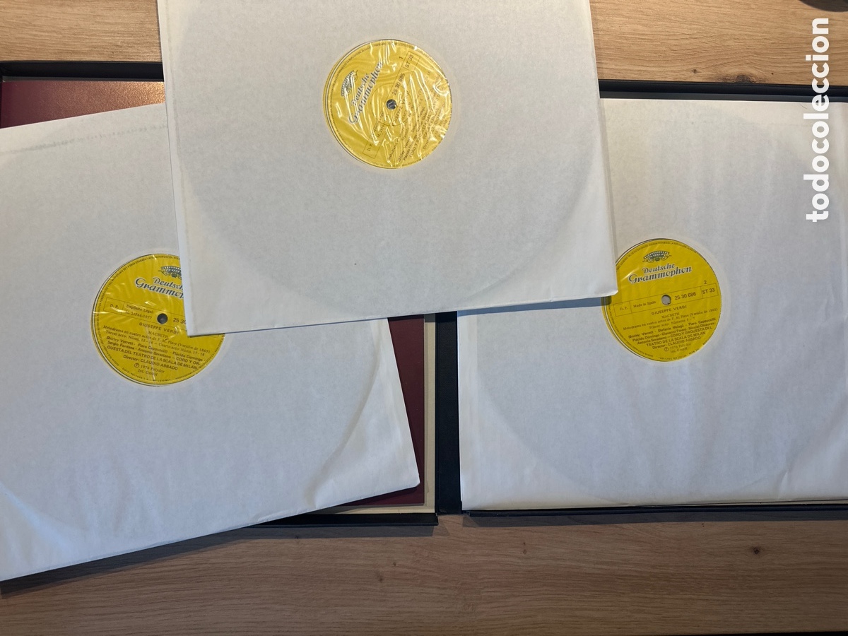 Discos de vinilo: &oacute;pera Macbeth de Giuseppe Verdi - Foto 5