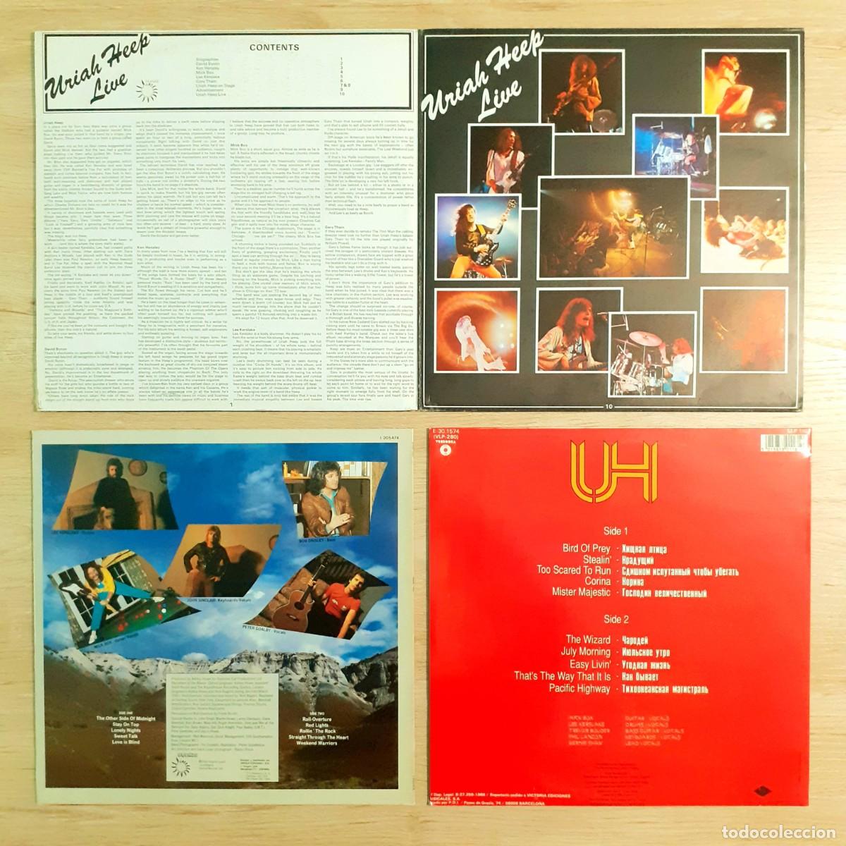 Discos de vinilo: Discos vinilo URIAH HEEP. 26&euro; cada uno - Foto 2