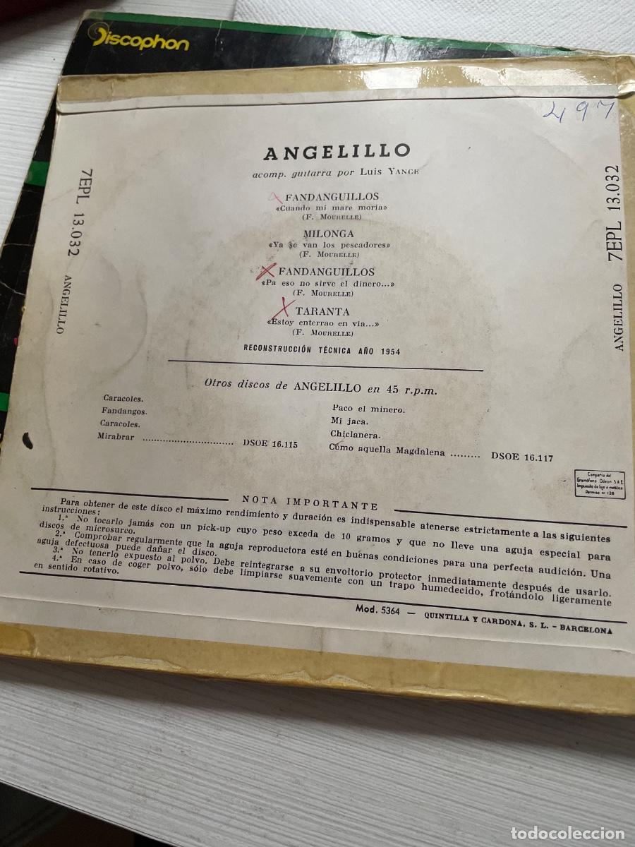 Discos de vinilo: As&iacute; canta Angelillo vinilo - Foto 2