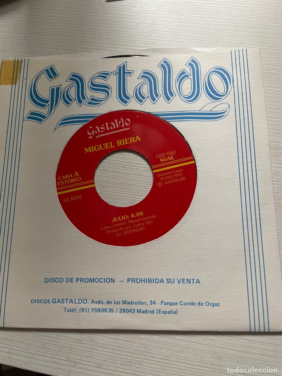 Discos de vinilo: Miguel riera julio vinilo - Foto 2