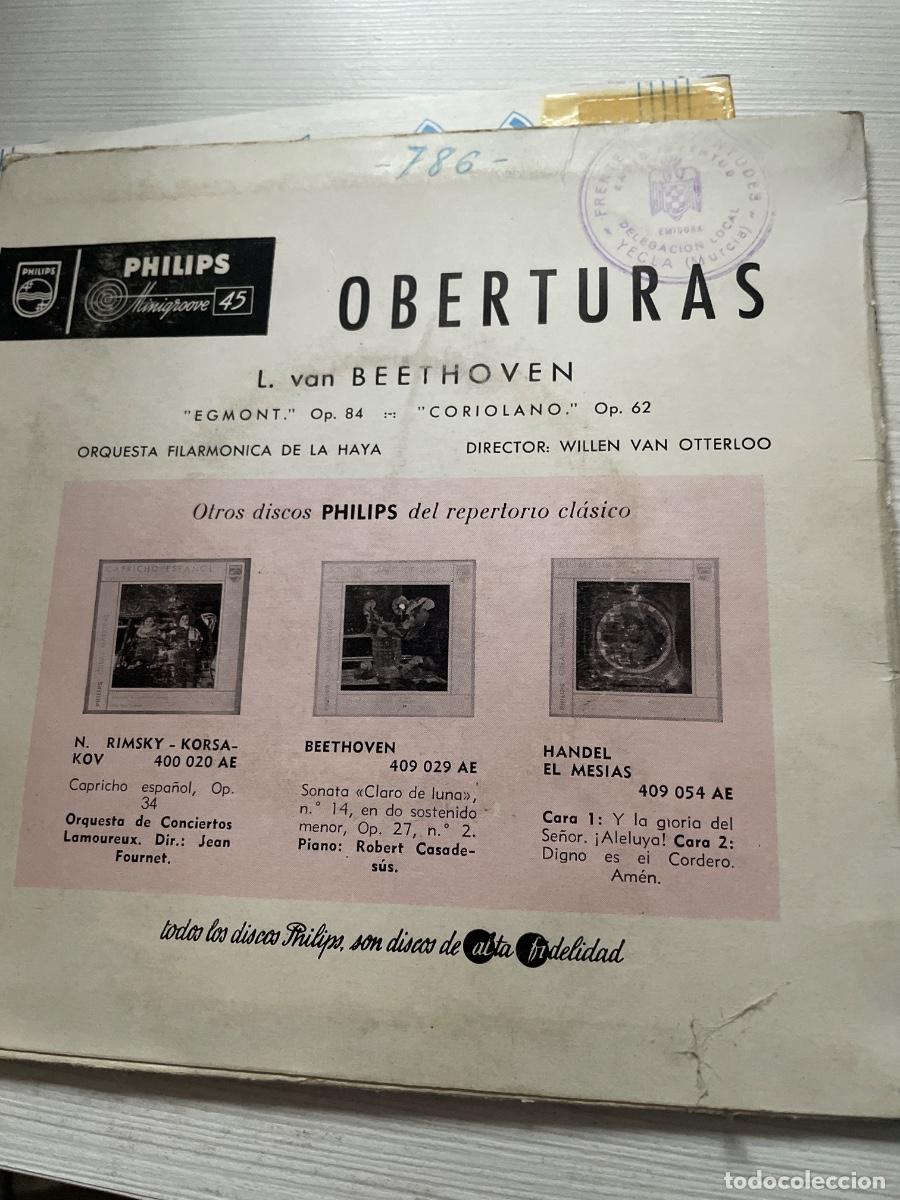 Discos de vinilo: Oberturas de beethoven vinilo - Foto 2
