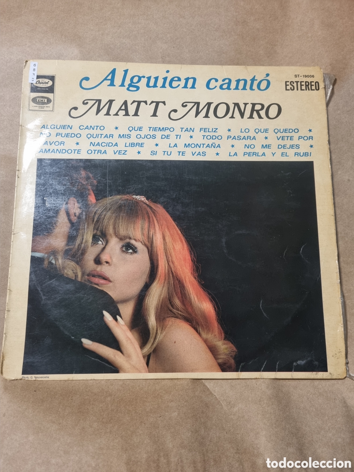 Vinyl records: VIN6839 alguien cant&oacute; matt monro VINILO SEGUNDAMANO