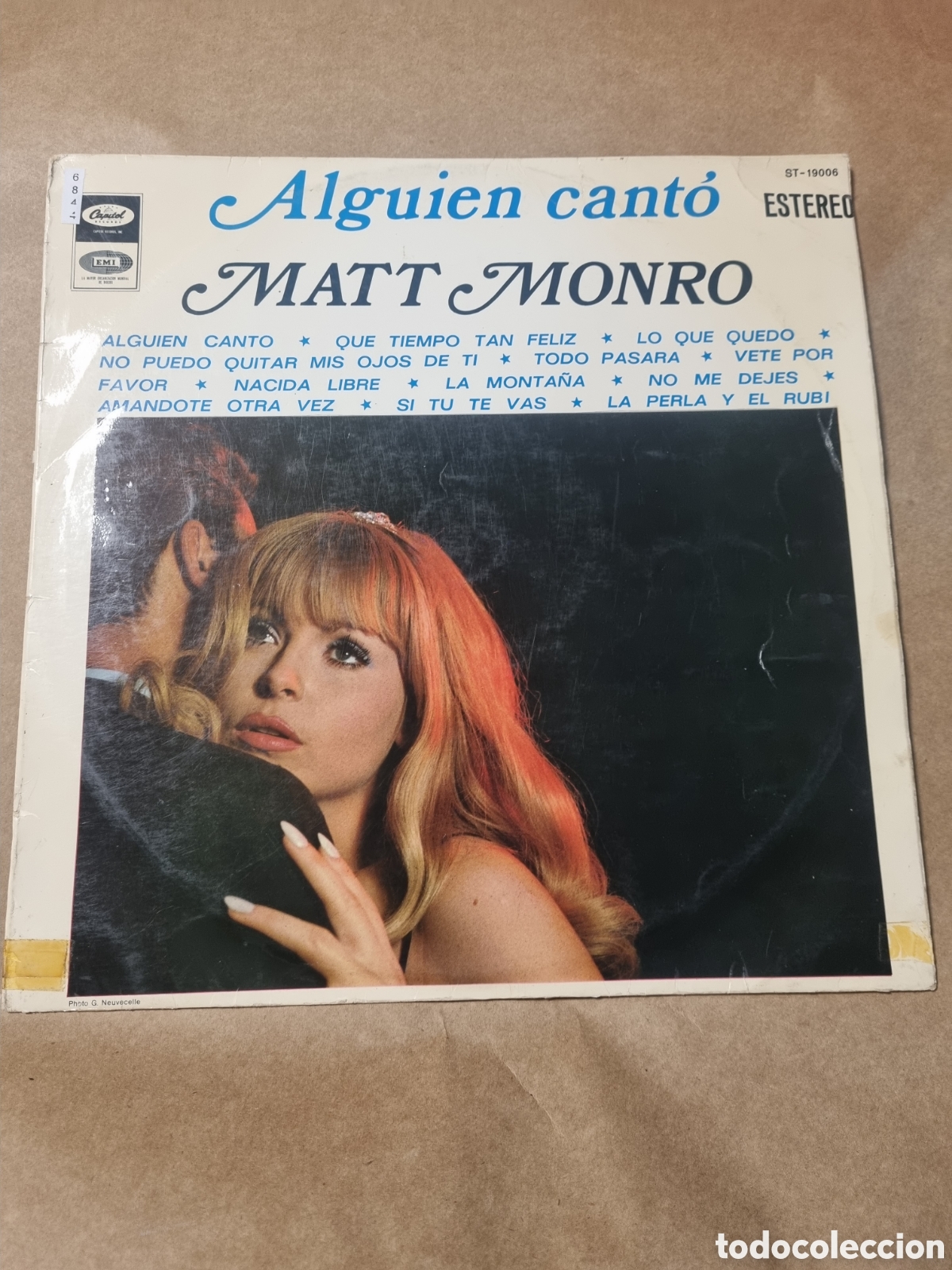 Vinyl-Schallplatten: VIN6844 alguien canto matt monro VINILO SEGUNDAMANO
