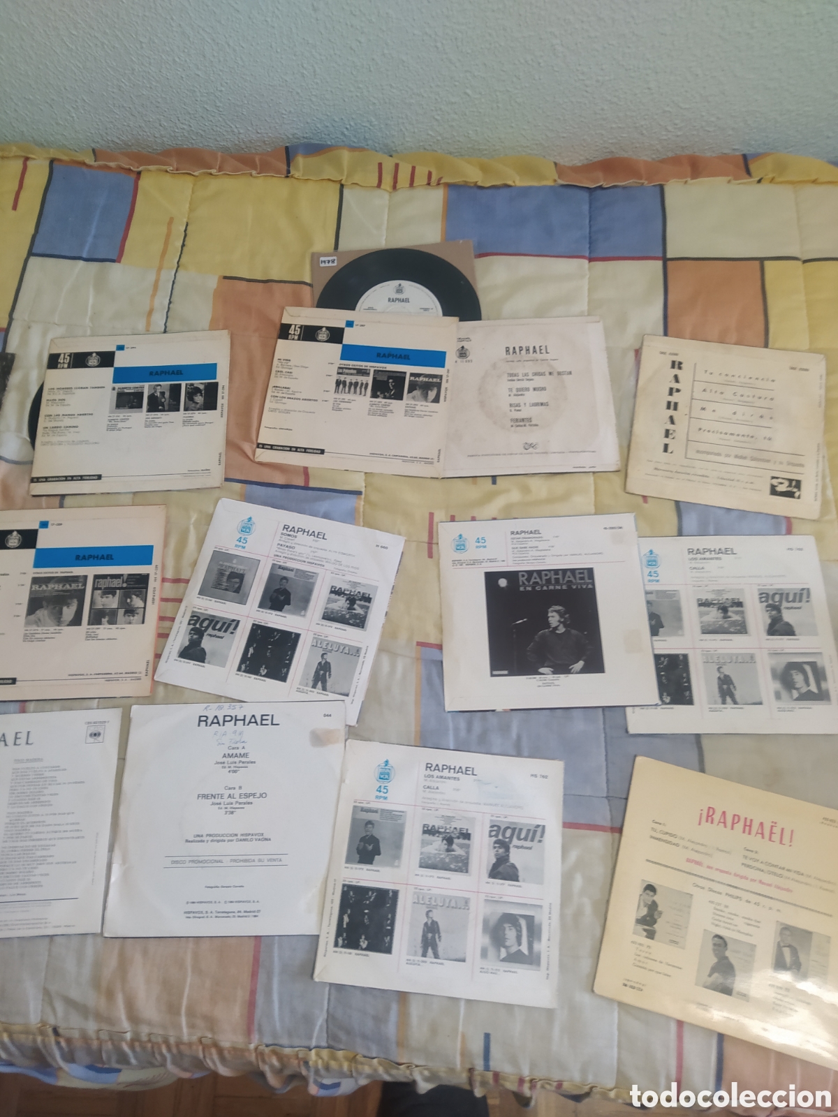 Discos de vinilo: Vinilos singles Raphael - Foto 2