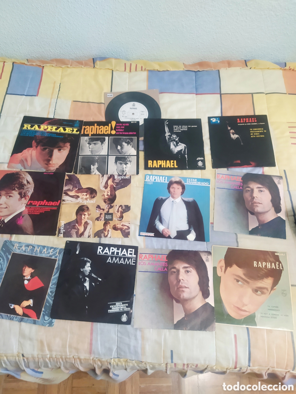 Discos de vinilo: Vinilos singles Raphael - Foto 1