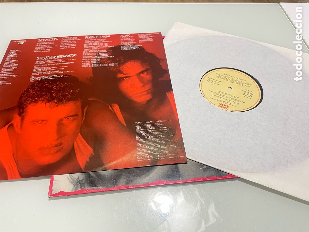 Discos de vinilo: Disco vinilo.- Apolos: Apolos. EMI 1991. - Foto 2