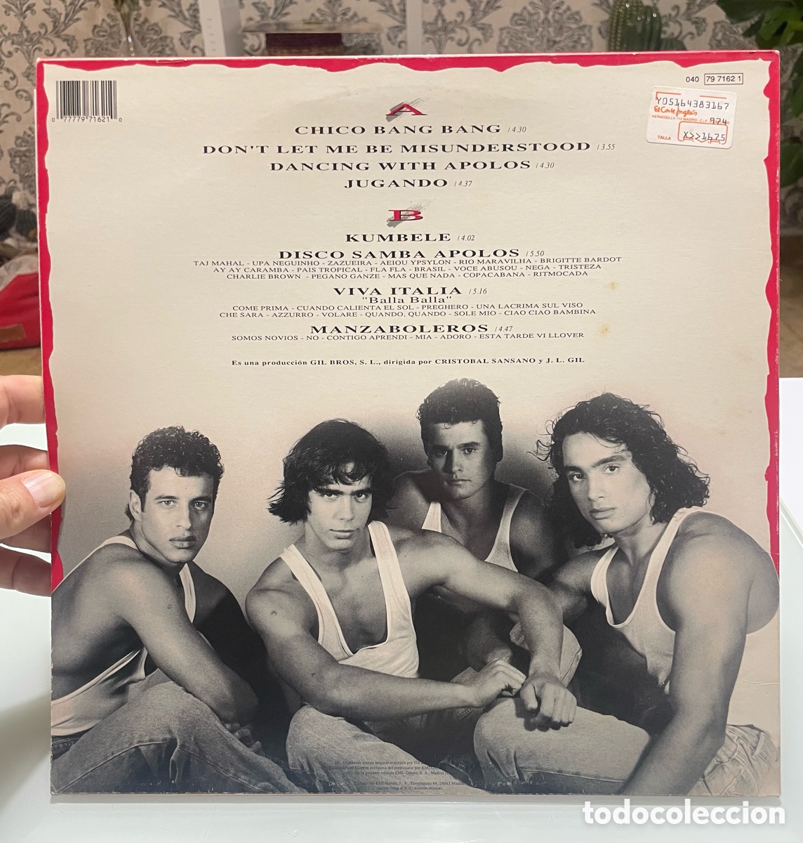 Discos de vinilo: Disco vinilo.- Apolos: Apolos. EMI 1991. - Foto 4