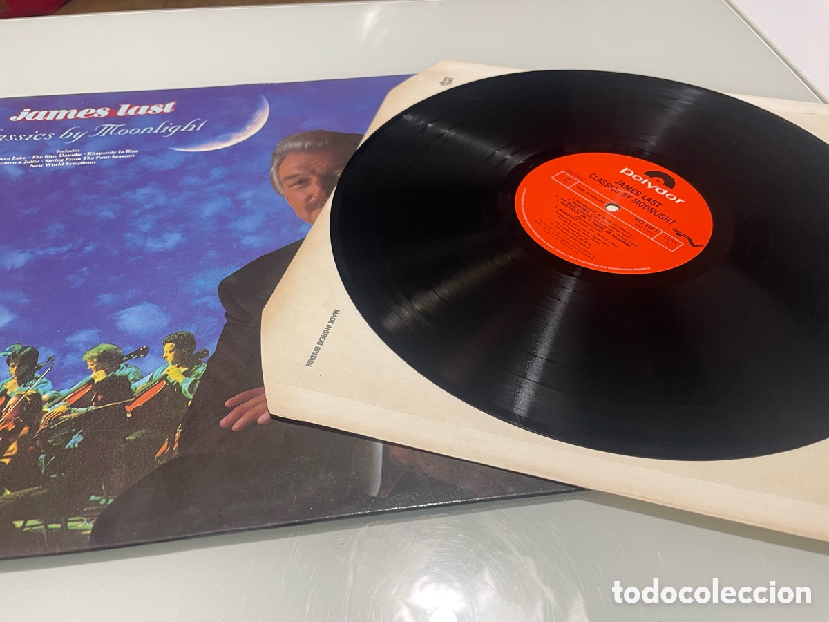 Discos de vinilo: Disco vinilo.- James Last: Classics by Moonlight. Polydor 1990 - Foto 3