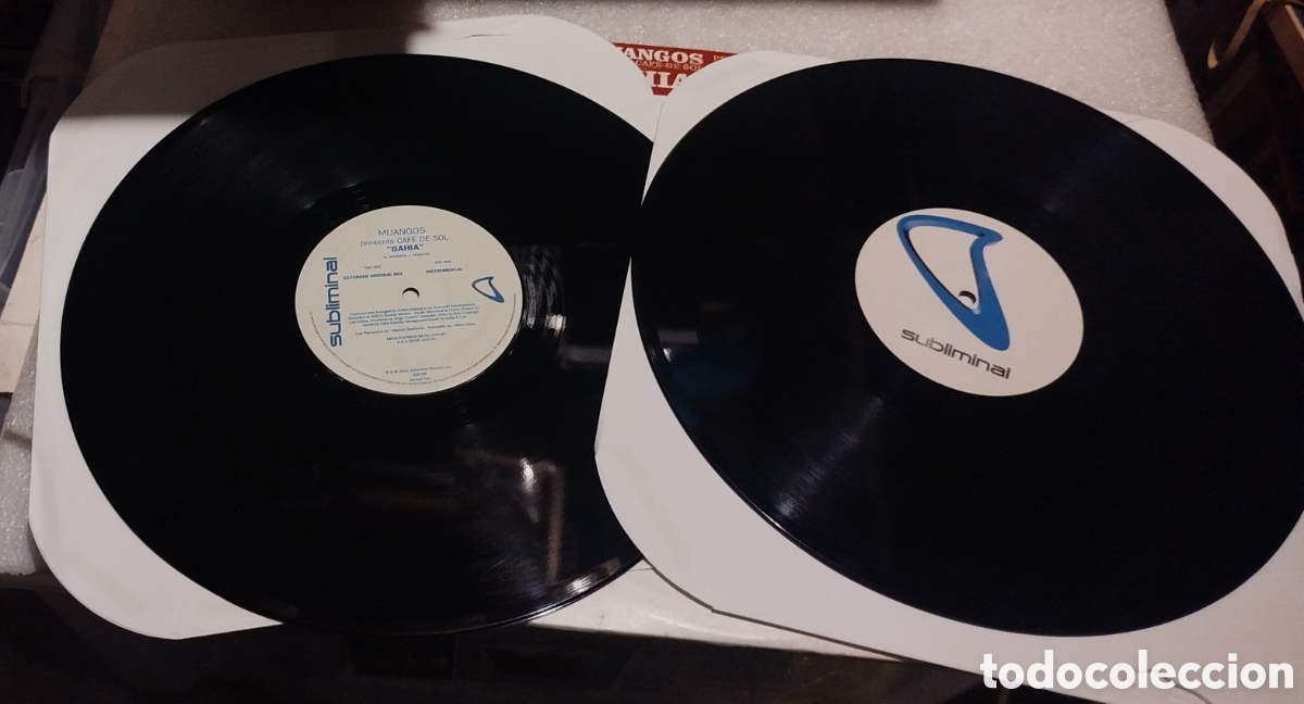 Discos de vinilo: Mijangos presenta Caf&eacute; de Sol - Bah&iacute;a. Doble disco - Foto 2
