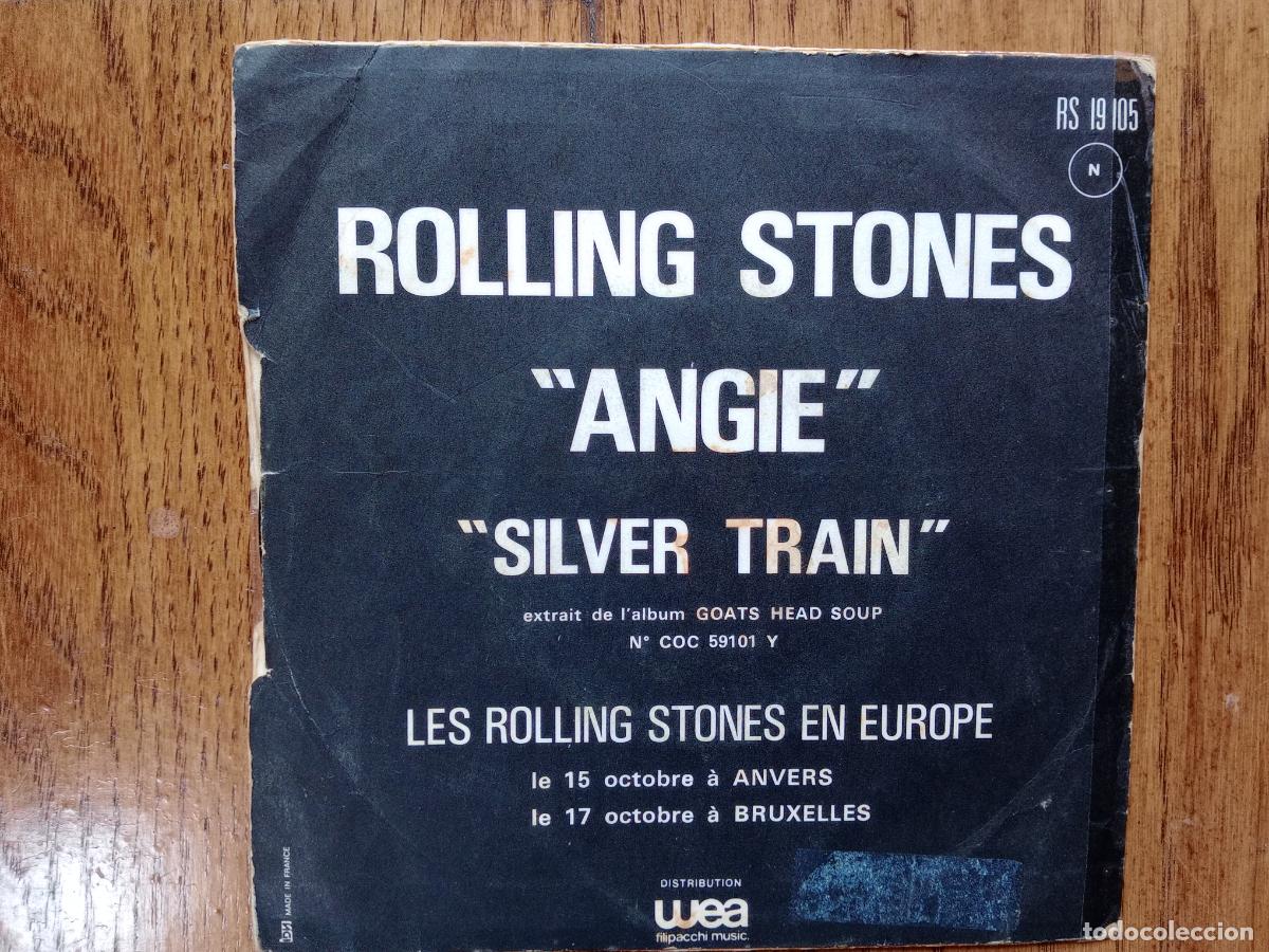 Discos de vinilo: The Rolling Stones - Angie + silver train - Foto 2