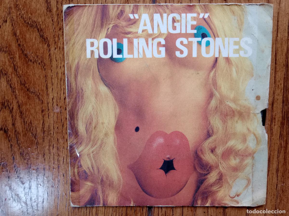 Discos de vinilo: The Rolling Stones - Angie + silver train - Foto 1