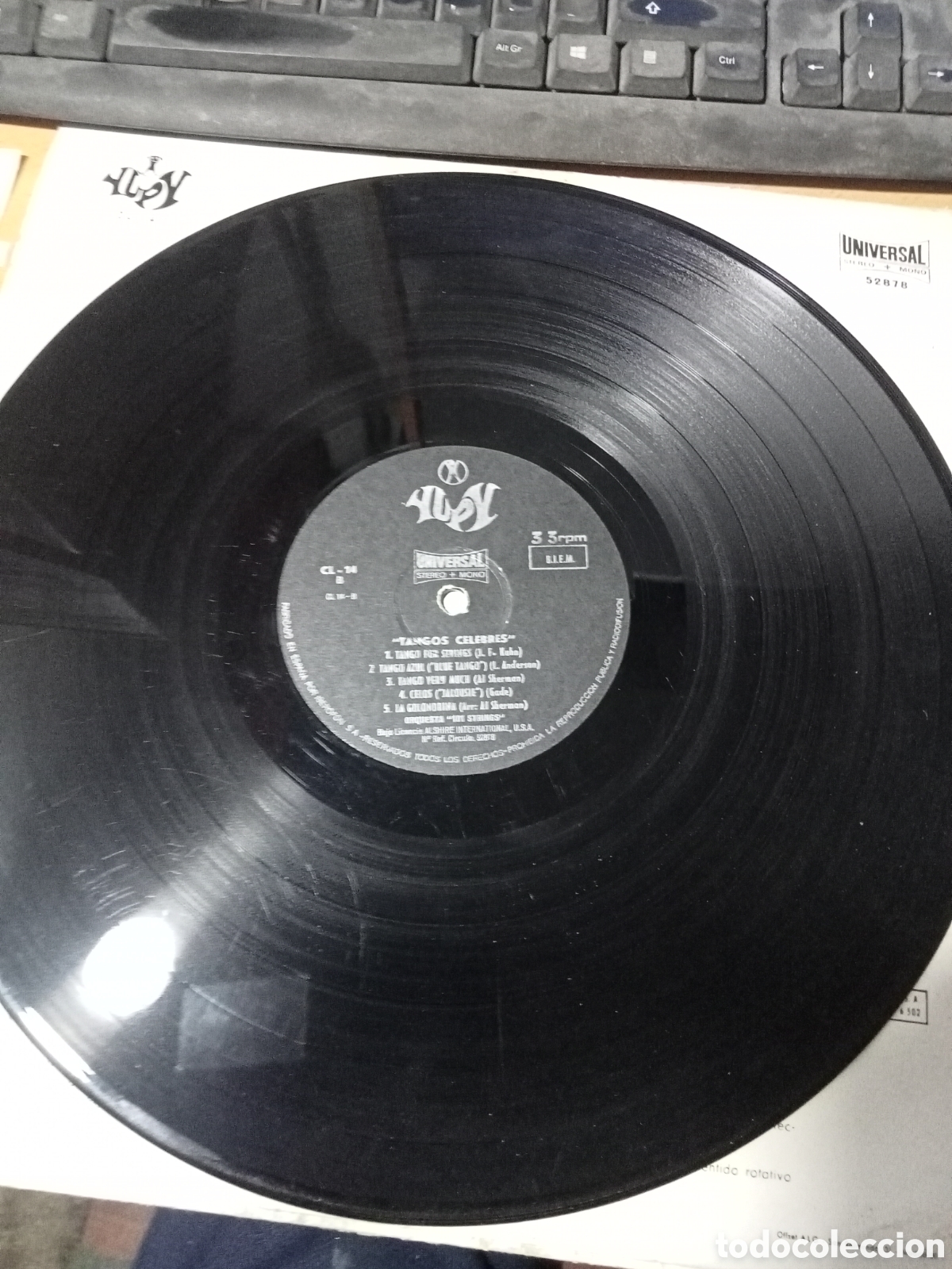 Discos de vinilo: ORQUESTA 101 STRINGS / TANGOS CELEBRES - Foto 4