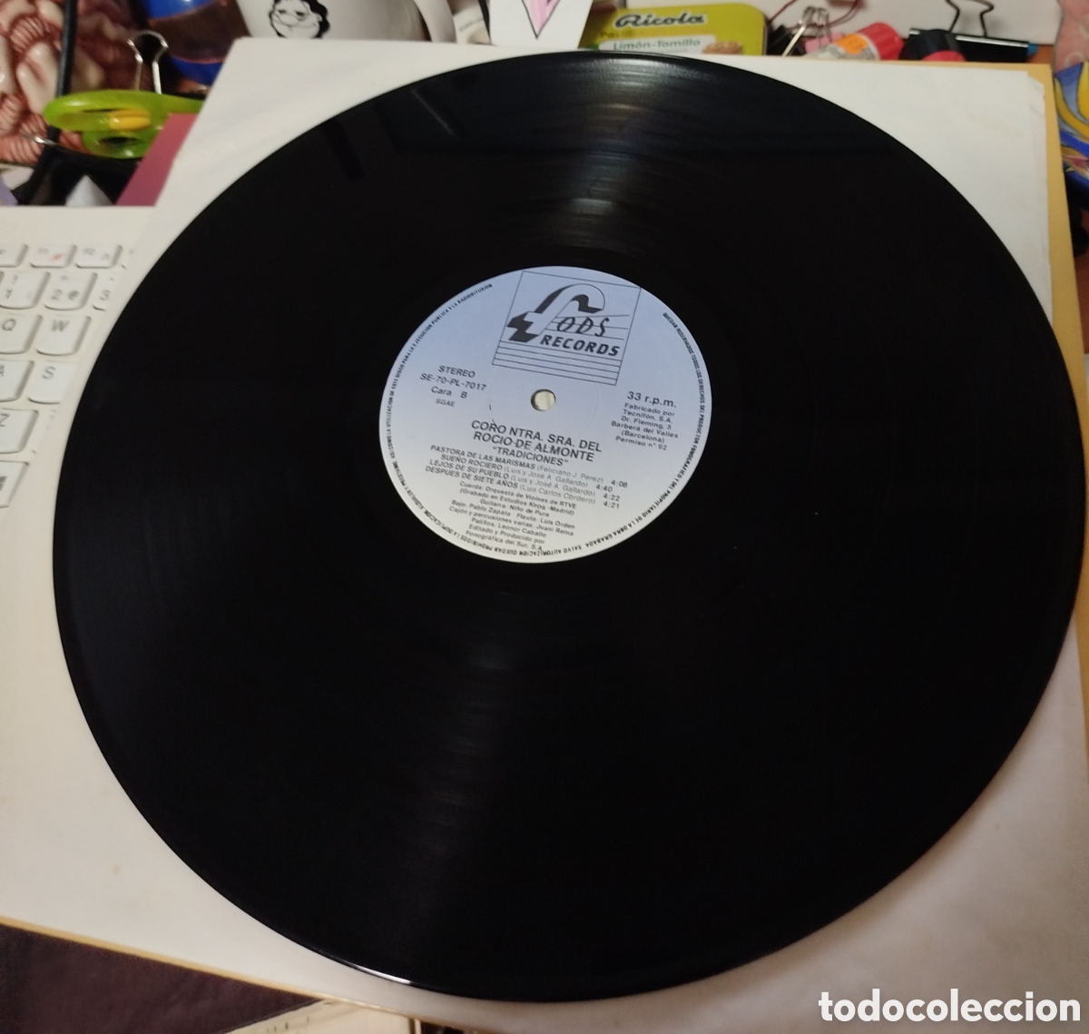 Discos de vinilo: Coro De Nuestra Se&ntilde;ora Del Rocio De Almonte - Tradiciones - Foto 2