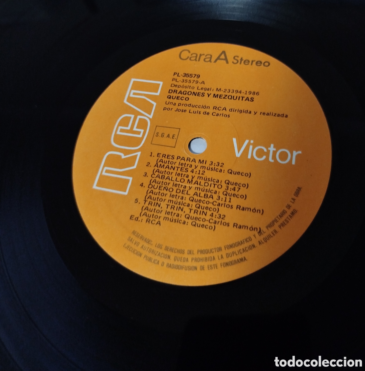 Discos de vinilo: Queco - Dragones y Mezquitas - Foto 3