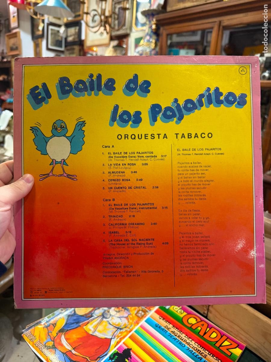 Discos de vinilo: LP EL BAILE DE LOS PAJARITOS - Foto 2