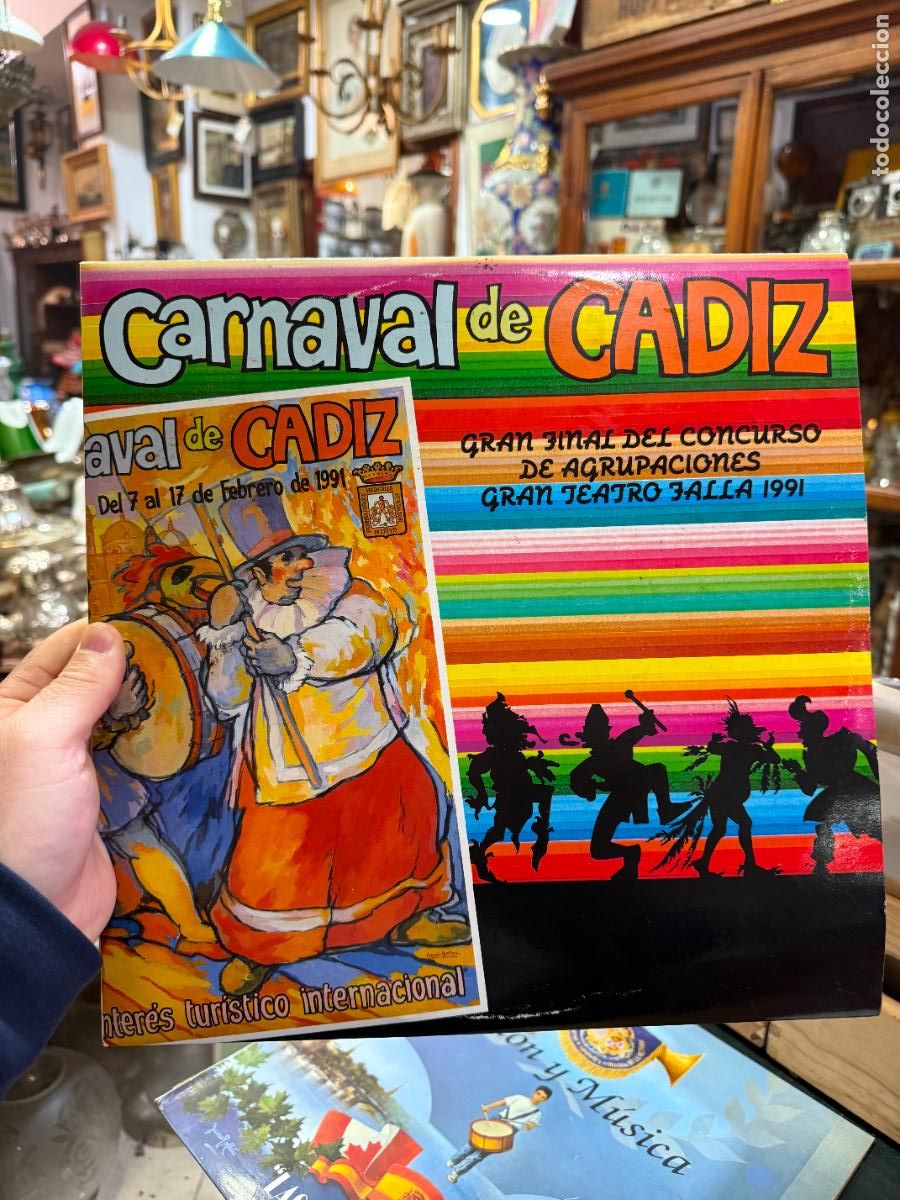 Discos de vinilo: LP FINAL FALLA A&Ntilde;O 1991 - CARNAVAL DE CADIZ - Foto 1