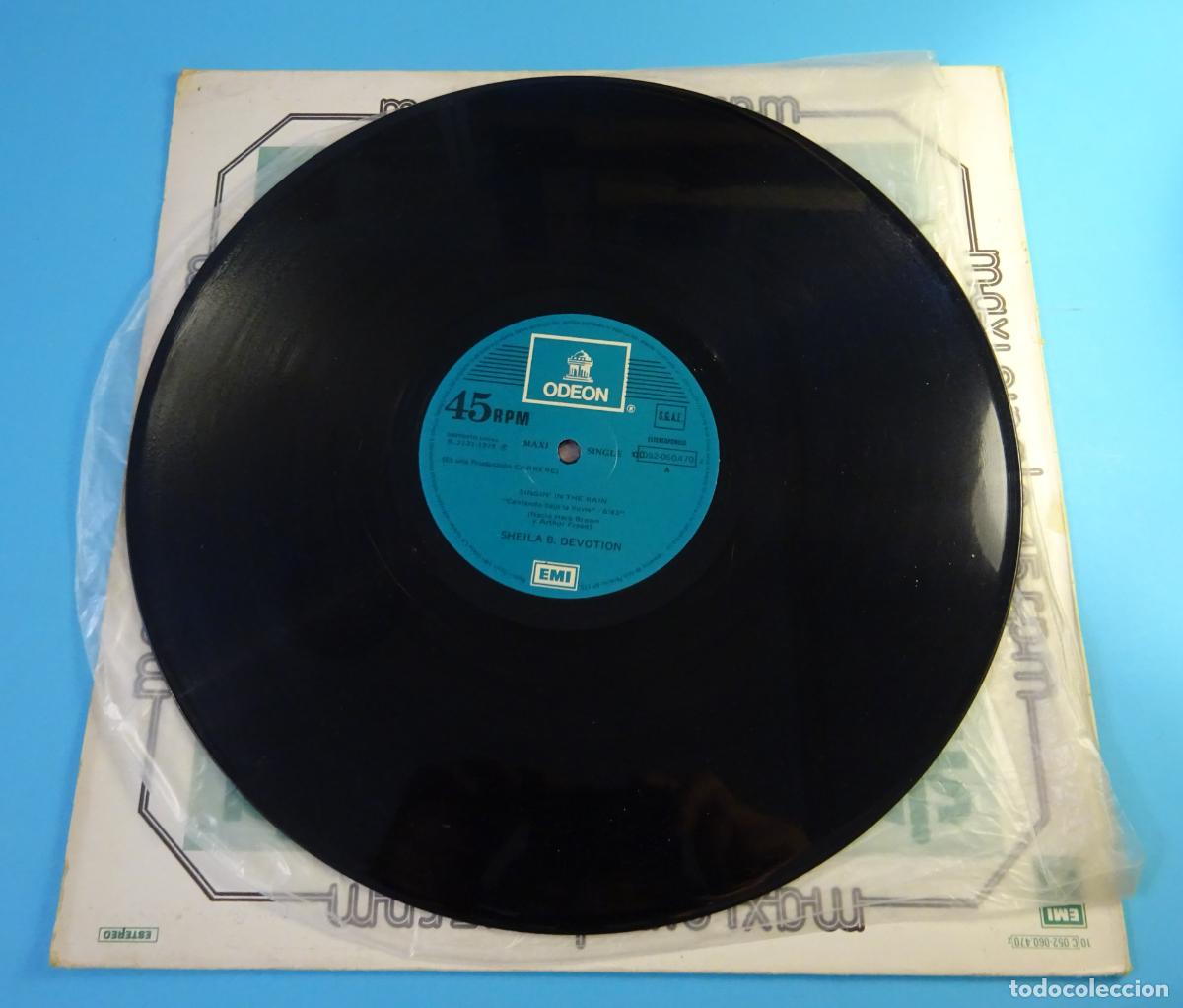 Discos de vinilo: SHEILA B. DEVOTION. SINGININ THE RAIN. MAXI SINGLE, 1978 - Foto 4