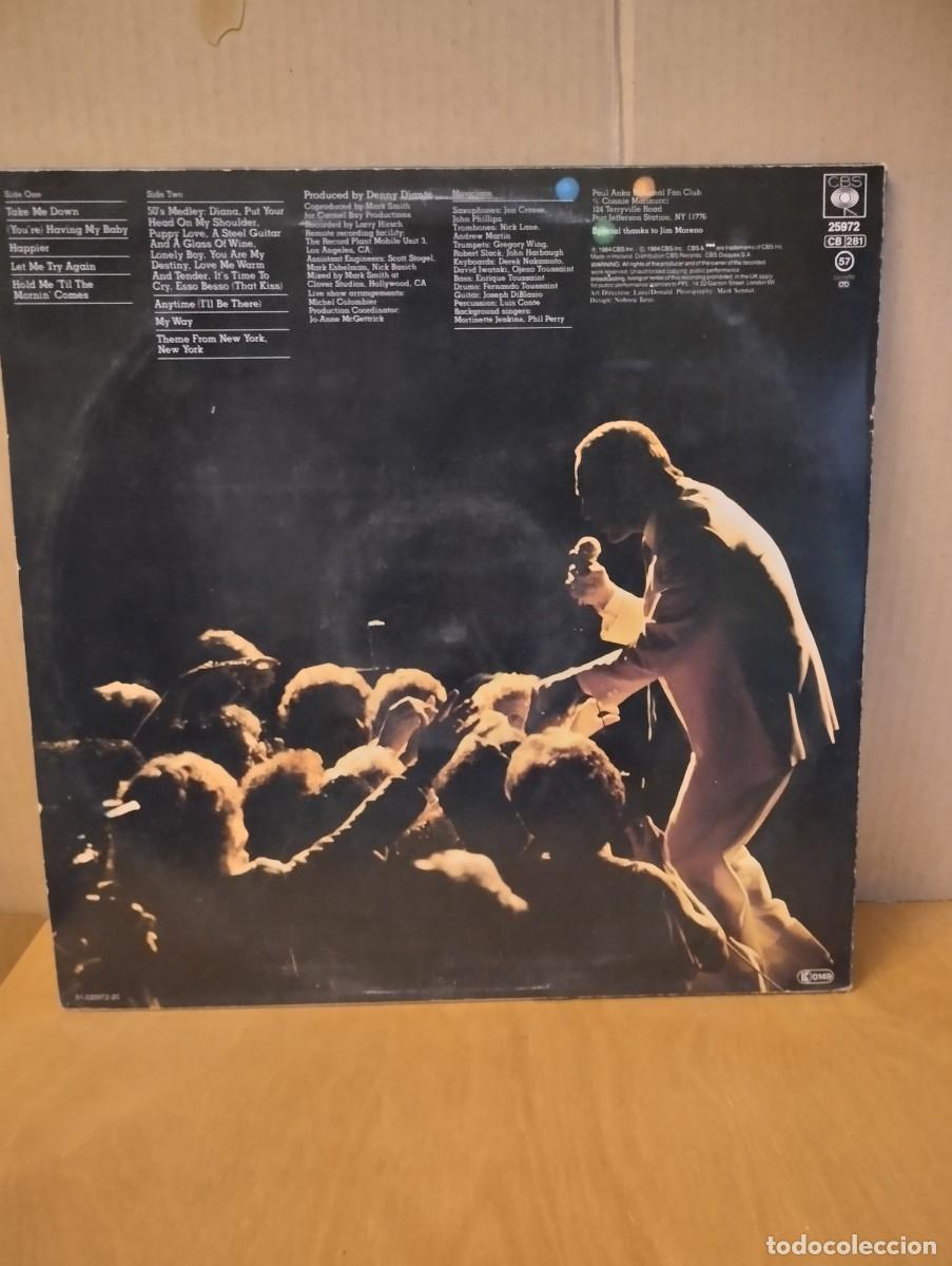 Discos de vinilo: PAUL ANKA ------- LIVE - Foto 2