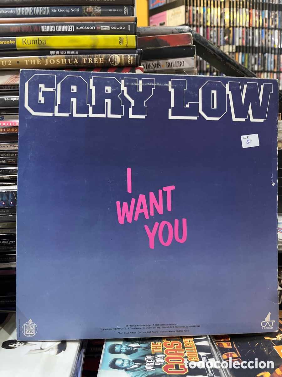 Discos de vinilo: gary low i want you gary low - Foto 2