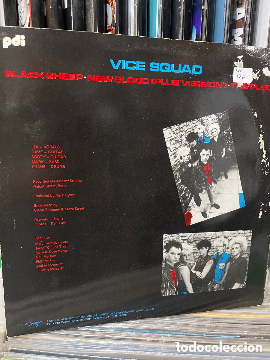 Discos de vinilo: vice squad black sheep - Foto 2