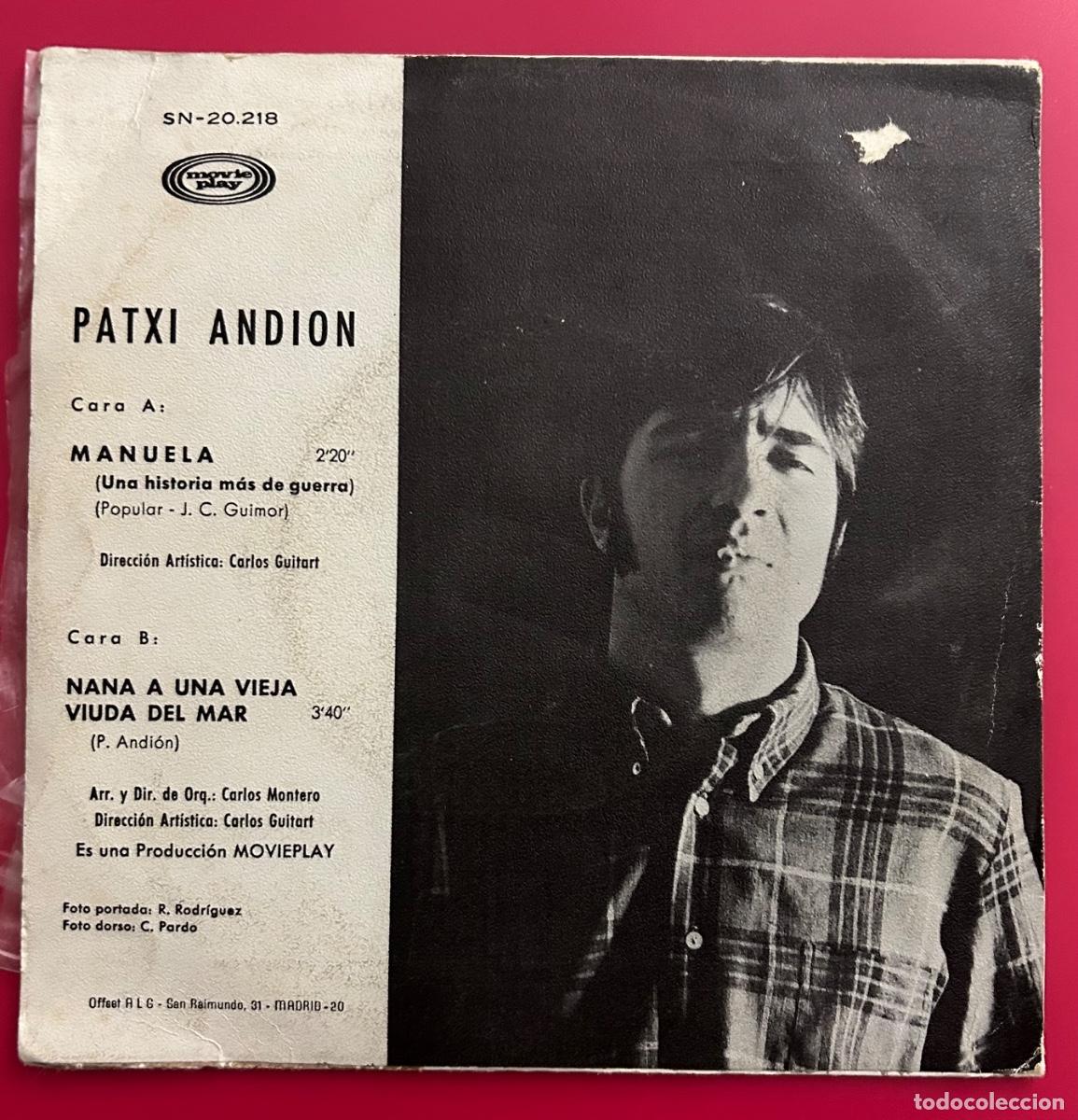 Discos de vinilo: Patxi Andi&oacute;n - Manuela - Foto 2