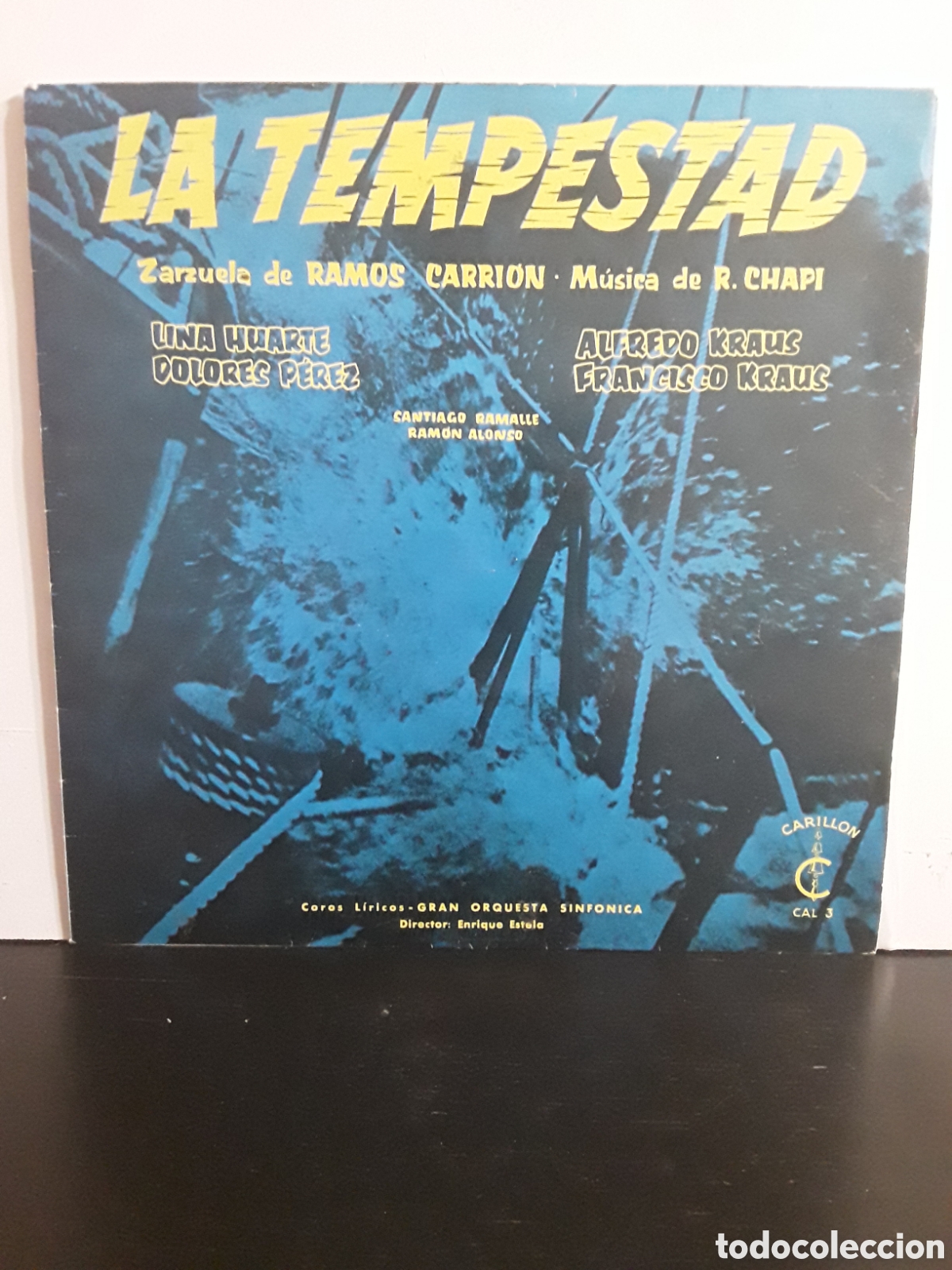 Discos de vinilo: Miguel Ramos Carri&oacute;n, Chap&iacute; &lrm;&ndash; La Tempestad - Foto 1
