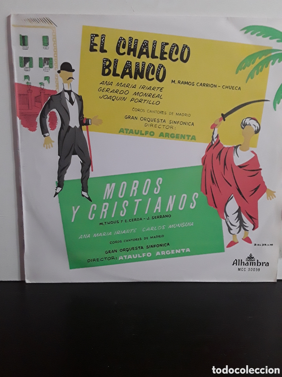 Discos de vinilo: Joaqu&iacute;n Portillo &lrm;&ndash; Moros Y Cristianos / El Chaleco Blanco - Foto 1