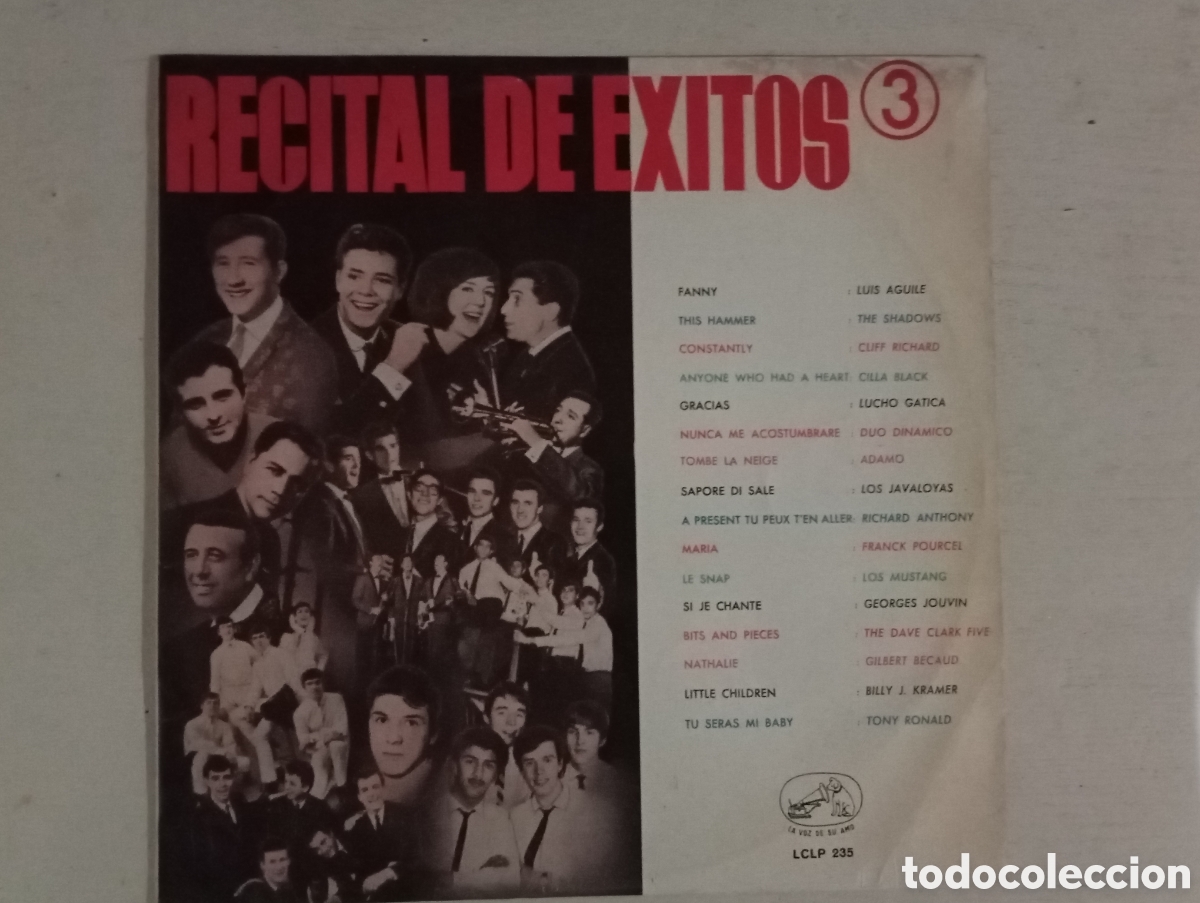 Discos de vinilo: RECITAL DE EXITOS - VOL. 3 - ODEON - 1964 - Foto 1