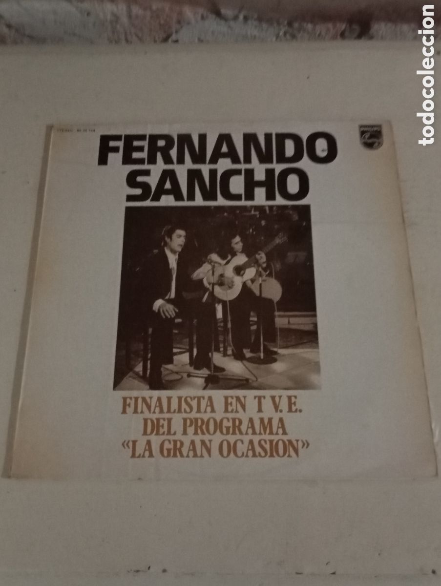 Discos de vinilo: FERNANDO SANCHO - PHILIPS - 1974 - Foto 2