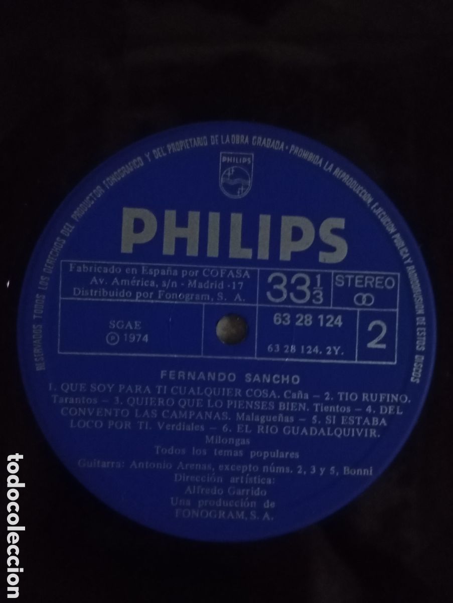 Discos de vinilo: FERNANDO SANCHO - PHILIPS - 1974 - Foto 8