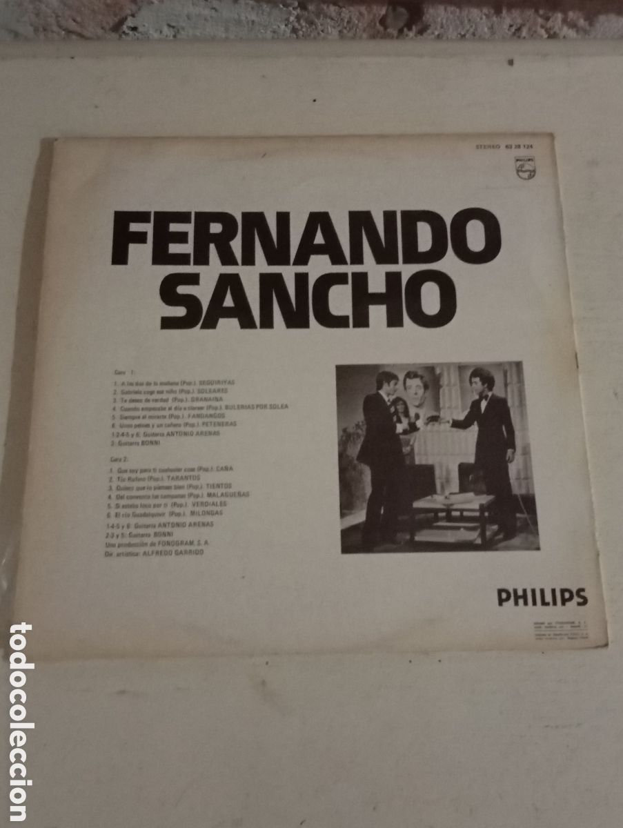 Discos de vinilo: FERNANDO SANCHO - PHILIPS - 1974 - Foto 10