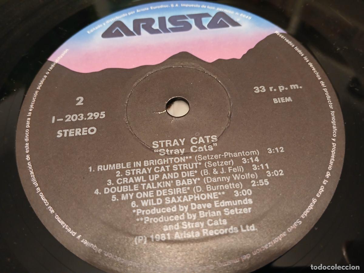 Discos de vinilo: Stray Cats &ndash; Stray Cats- LP disco vinilo - Foto 2