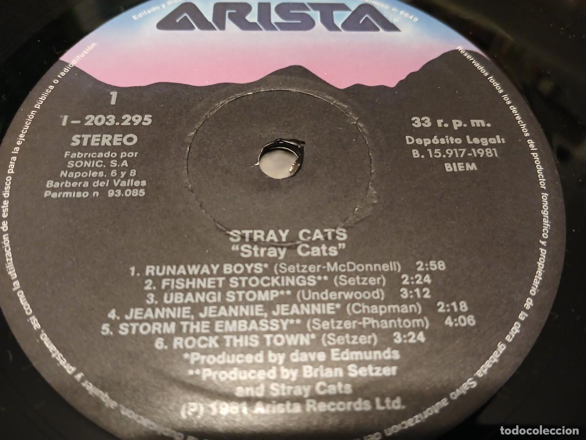 Discos de vinilo: Stray Cats &ndash; Stray Cats- LP disco vinilo - Foto 3