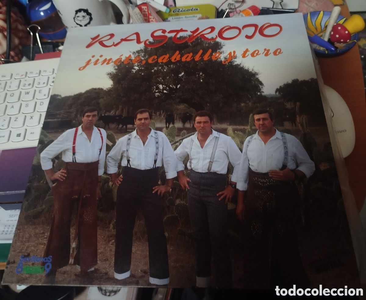 Discos de vinilo: Rastrojo - Jinete, caballo y toro - Foto 1