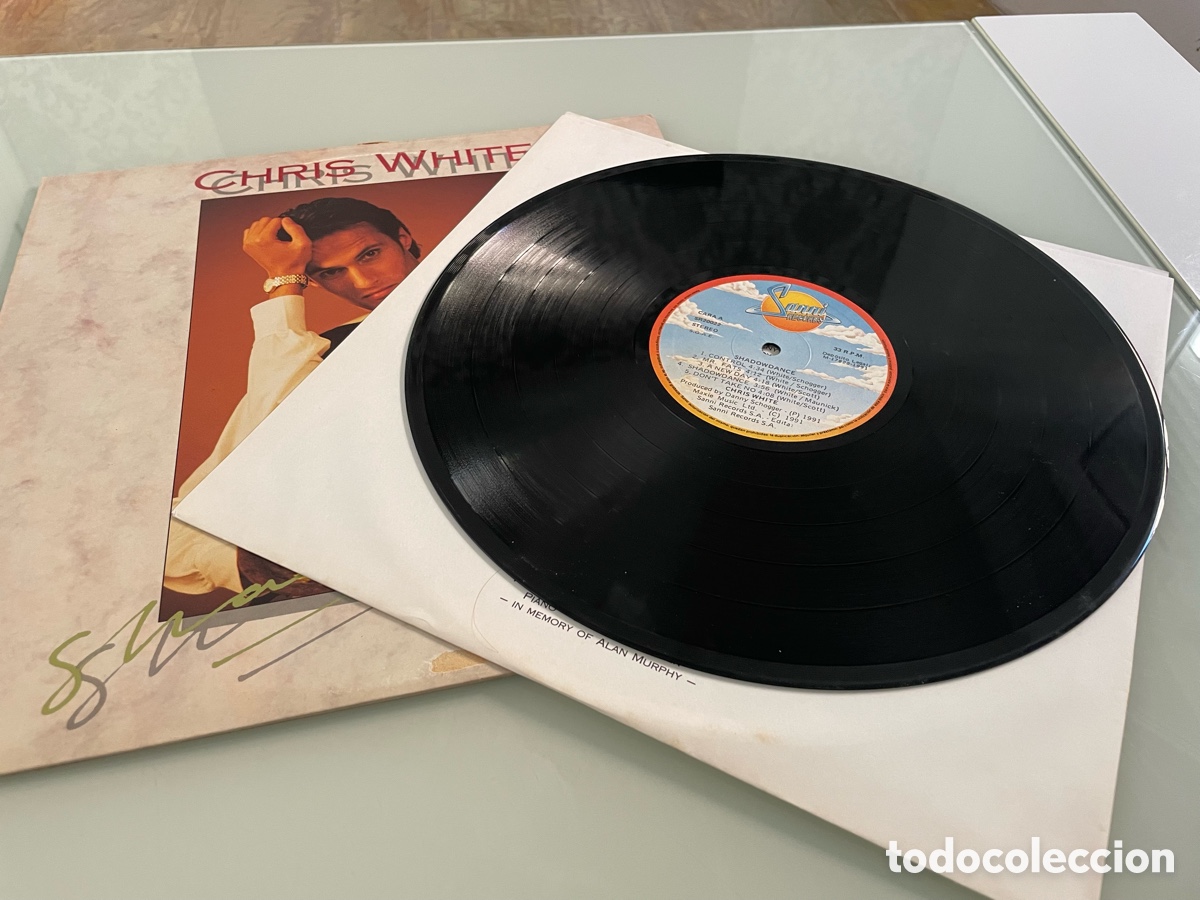 Discos de vinilo: Disco de vinilo.- Chris White: Shadowdance. Sanni Records 1991 - Foto 3