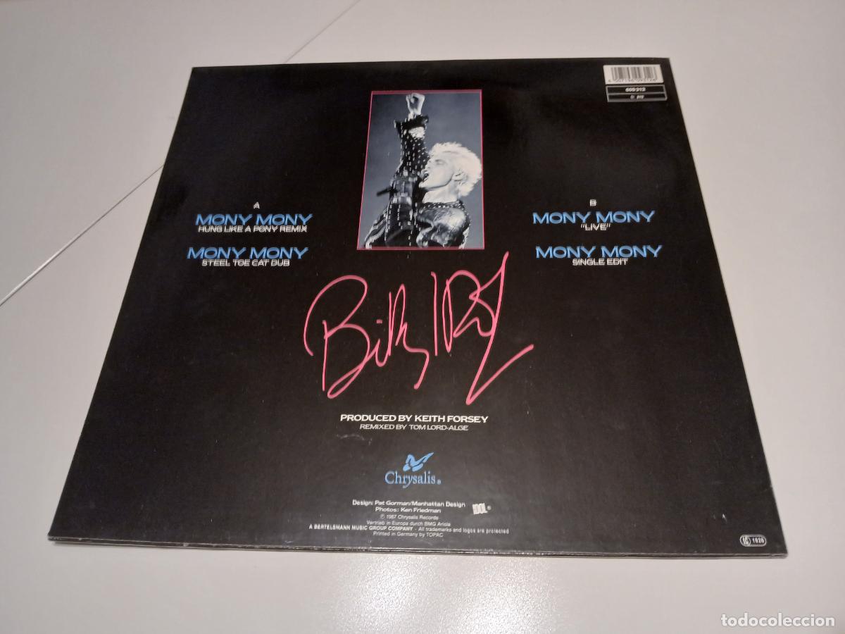 Discos de vinilo: Billy Idol &ndash; Mony Mony- (1987) maxi-single - Foto 7