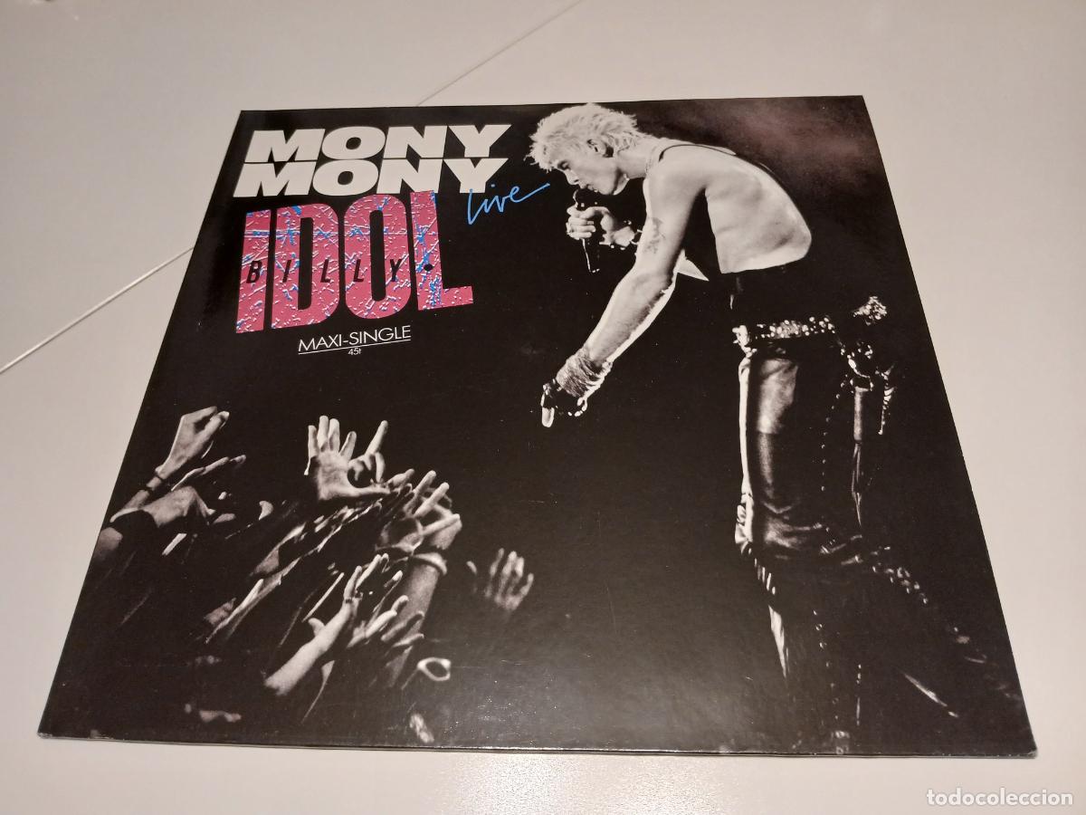 Discos de vinilo: Billy Idol &ndash; Mony Mony- (1987) maxi-single - Foto 1