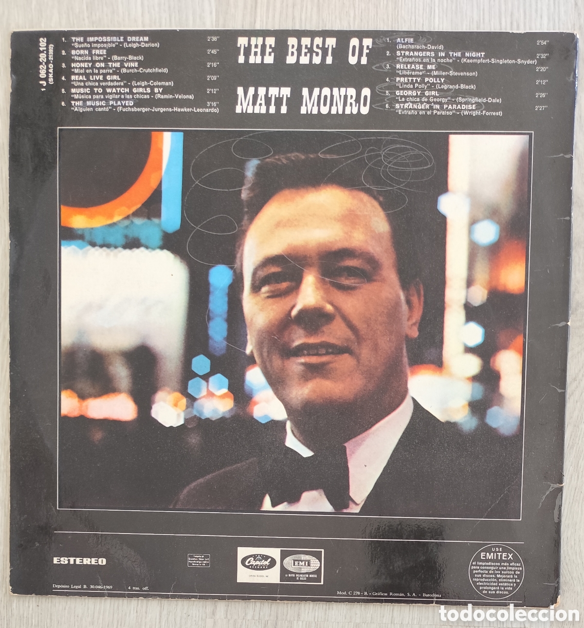 Discos de vinilo: MATT MONRO - THE BEST - Foto 3