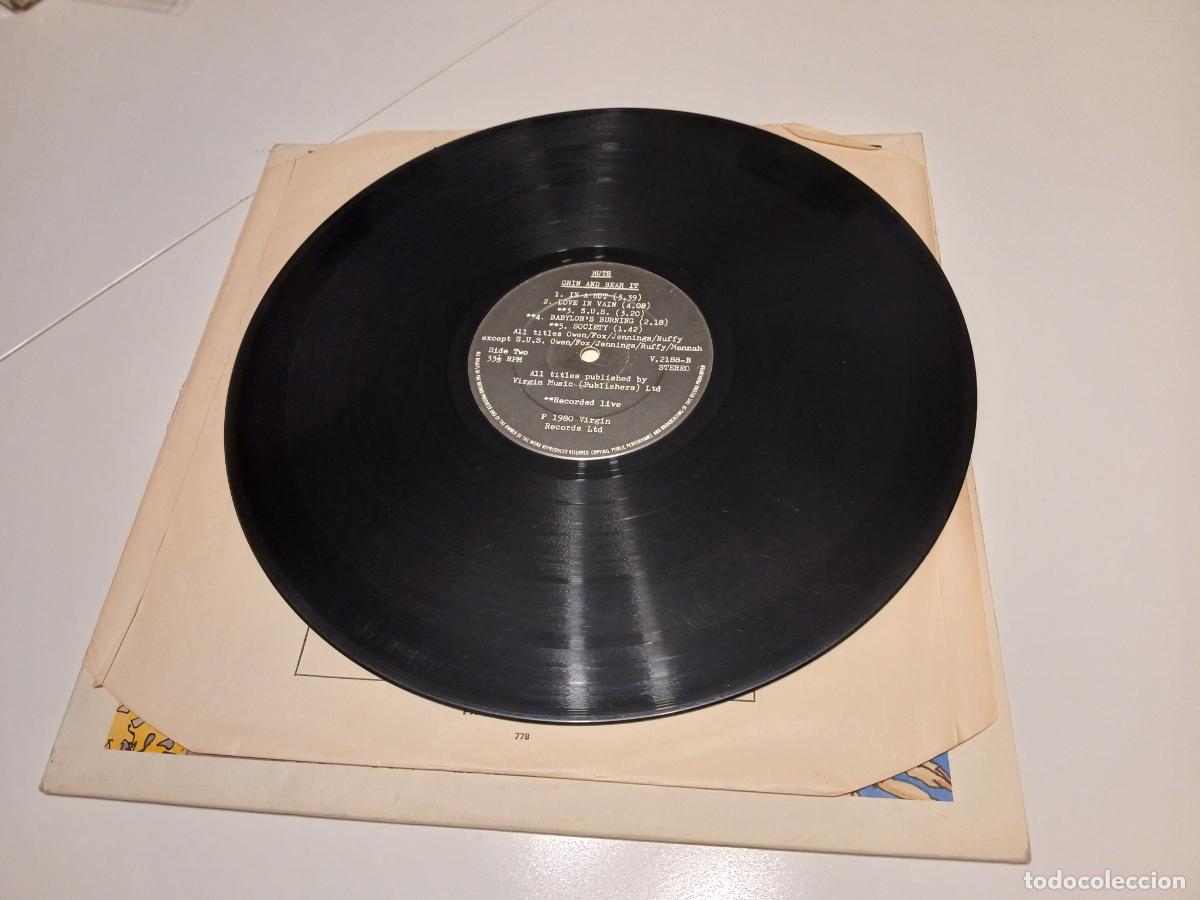 Discos de vinilo: Ruts &ndash; Grin And Bear It- (1980) LP disco vinilo - Foto 4