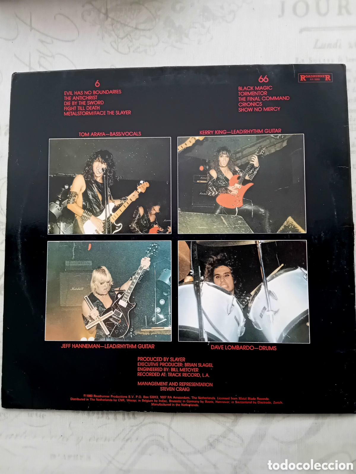 Discos de vinilo: SLAYER. SHOW NO MERCY. 1984. - Foto 2
