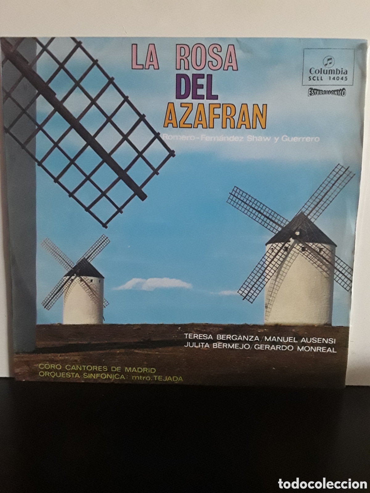 Discos de vinilo: Maestro Tejada &lrm;&ndash; La Rosa Del Azafr&aacute;n - Foto 1