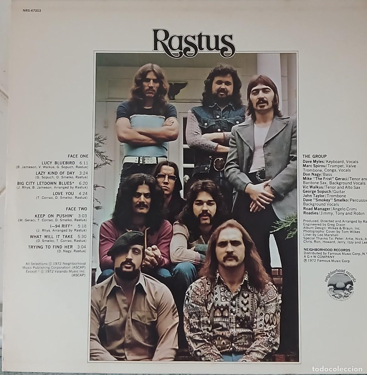 Discos de vinilo: Rastus - Steamin// 1972 USA VG++ - Foto 3