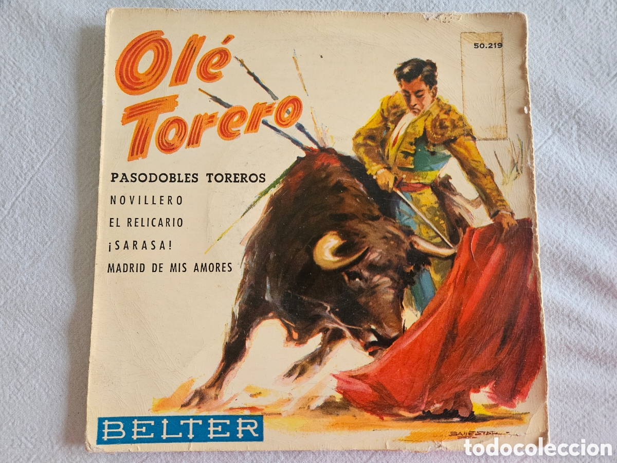 Discos de vinilo: OL&Eacute; TORERO PASODOBLES TOREROS - Foto 1