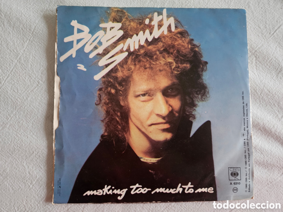 Discos de vinilo: BOB SMITH TOO MUCH TO ME - Foto 2