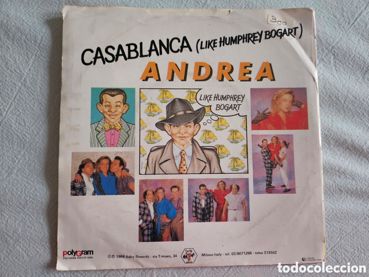 Discos de vinilo: Single Casablanca Andrea - Foto 2