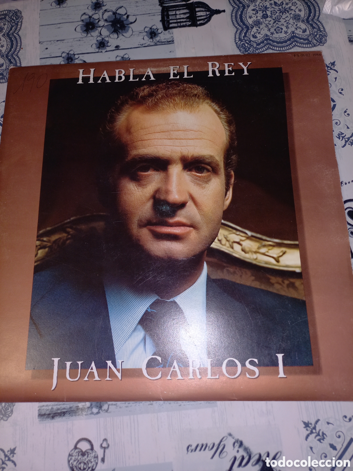 Disques de vinyle: HABLA EL REY JUAN CARLOS I-DOBLE LP CON LIBRETO DE 25 PAGS